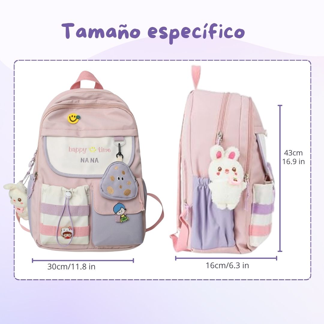 MOCHILA JAPONESA KAWAII GRANDE Y MODERNA