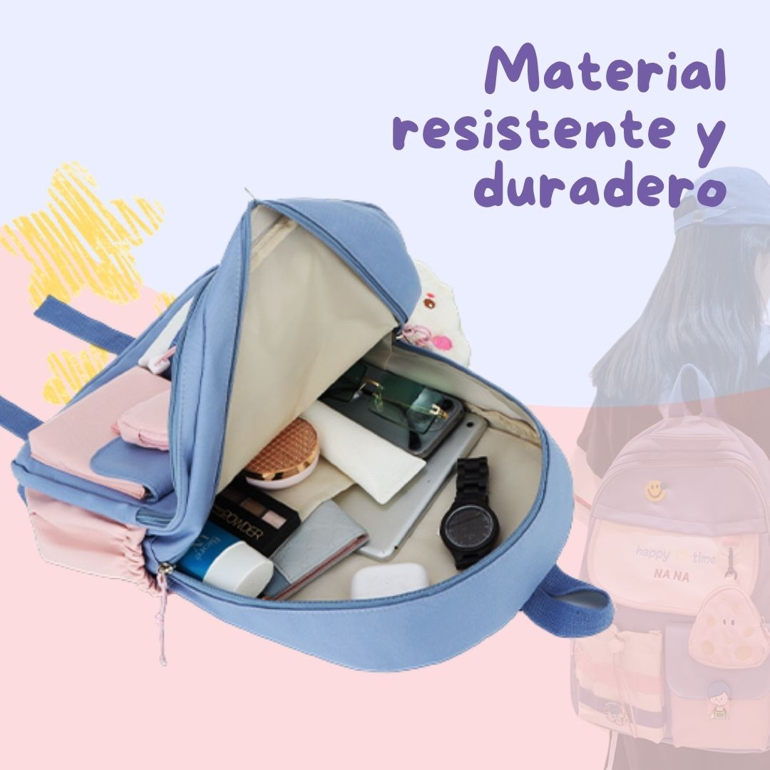 MOCHILA JAPONESA KAWAII GRANDE Y MODERNA