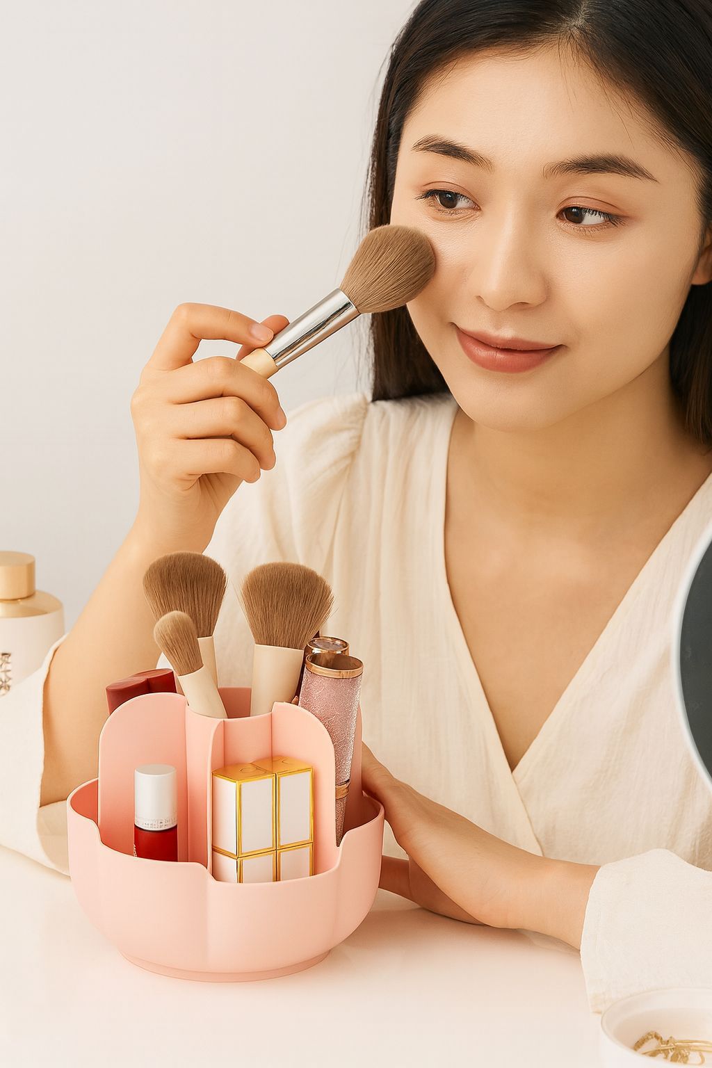 ORGANIZADOR DE MAQUILLAJE SENCILLO