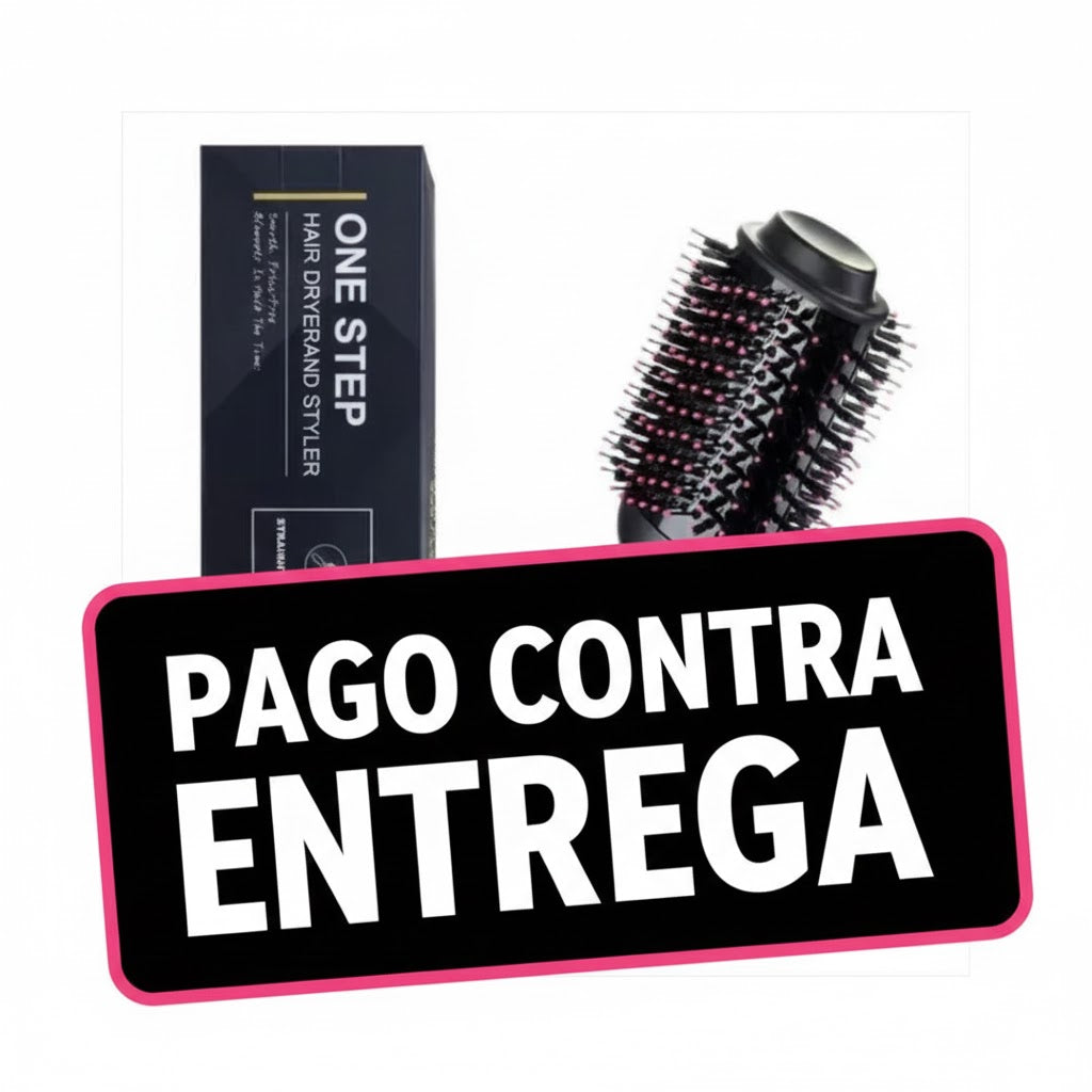 Cepillo Secador Rizador 3 En 1 Eléctrico